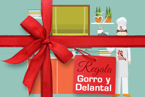 Gorro y Delantal, un gran regalo...